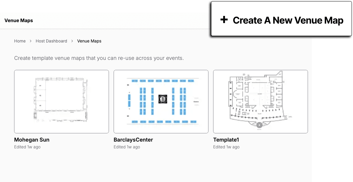 Interactive venue map